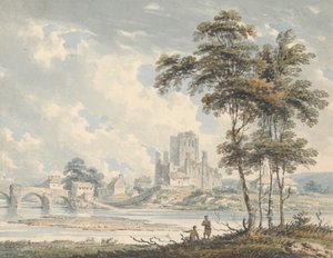 Abbazia di Kelso, Rosburghshire da Edward Dayes