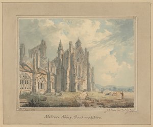 Abbazia di Melrose, Roxburghshire da Edward Dayes