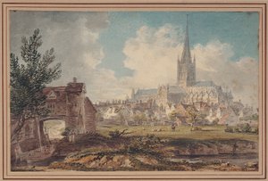 Cattedrale di Norwich da sud-est da Edward Dayes