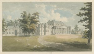 Shugborough Hall: acquerello, nd [?fine XVIII sec.] da Edward Dayes