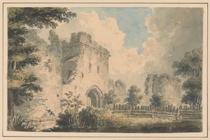 Il mastio, castello di Porchester da Edward Dayes