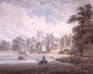 Il fiume Tamigi a Putney