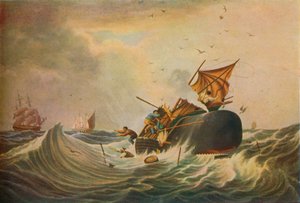 Pesca alla balena nei mari del sud, 1836 da Edward Duncan