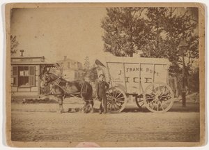 J. Frank Pope Ice Wagon, c. 1885 (foto)