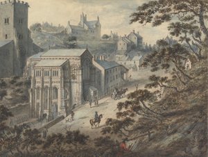 Pozzo di Santa Winifred, Holywell, Flintshire, Galles con l