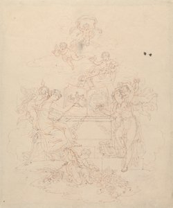 Allegoria della pittura e della letteratura da Edward Francis Burney