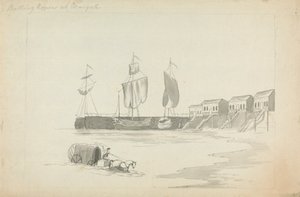 Case da bagno a Margate da Edward Francis Burney