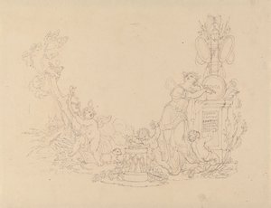 Progetti per illustrazioni delle opere di Beethoven da Edward Francis Burney