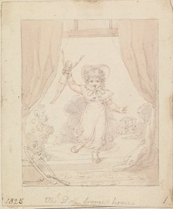 Illustrazione per La Nuova Bambola: La Bambola Portata a Casa da Edward Francis Burney