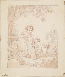 Illustrazione per La Nuova Bambola: Senza Titolo da Edward Francis Burney