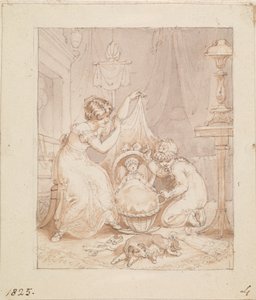 Illustrazione per La Nuova Bambola: Senza Titolo da Edward Francis Burney