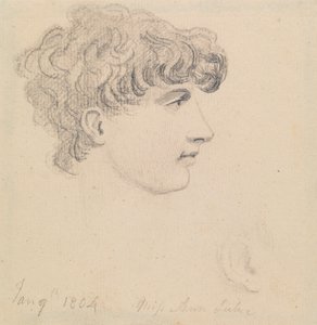 9 Gennaio 1804, Miss Ann Lukie (?) da Edward Francis Burney