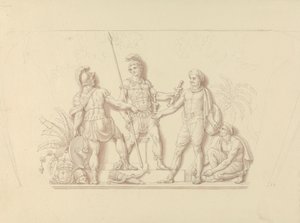 Distribuzione di armi agli indiani da Edward Francis Burney