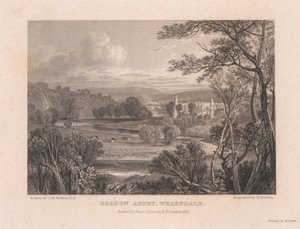 Abbazia di Bolton, Wharfdale da Edward Francis Finden