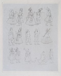 Figure che mostrano varie occupazioni da Edward Francis Finden