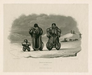 Gruppo di Eschimesi, Igloolik da Edward Francis Finden