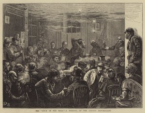 Il buco nel muro, un incontro dei repubblicani di Londra da Edward Frederick Brewtnall