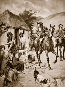 Vita irlandese, c.1710, illustrazione da 