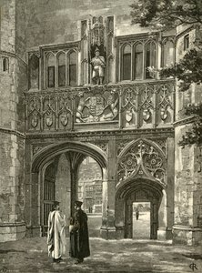 Porta Principale, Trinity College, fine XIX secolo