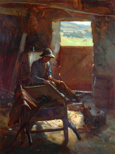 Taglio delle canne, 1897 da Edward George Hobley