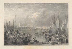 Vecchio ponte di Londra e dintorni da Edward Goodall