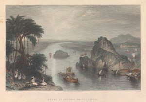 Scena a Colgong sul Gange da Edward Goodall