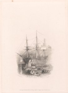 Il Bellerophon, Plymouth Sound da Edward Goodall
