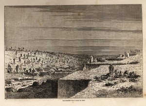 Una trincea nel Canale di Suez. Disegno di Grenet per illustrare un