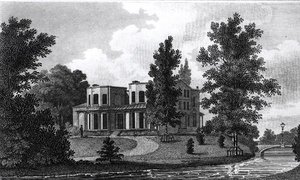 Villa di Lord Nelson a Merton, pubblicata nel 1806