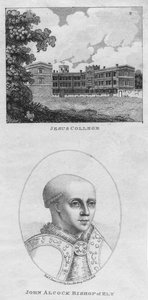 Jesus College, John Alcock Vescovo di Ely, 1801 da Edward Harding