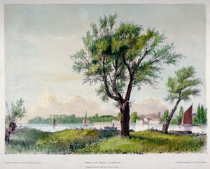 Battersea, Londra, 1840 da Edward Hassell
