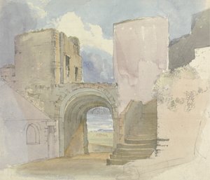 Cancello al Castello di Bamburgh da Edward Hastings
