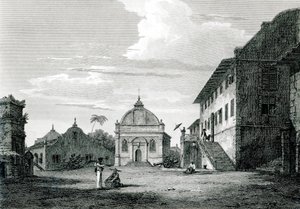 Casa del Governo a Malacca, inciso da George Cooke da Edward Hawke Locker