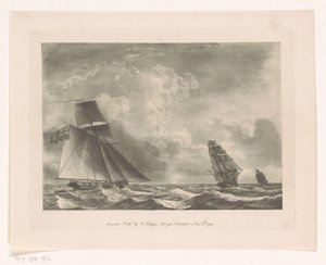 Flotta britannica in mare da Edward Hedges