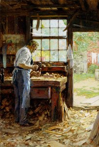 Il carpentiere del villaggio, 1899