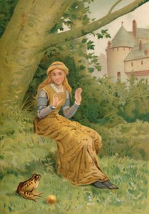 Il Principe Ranocchio e la Figlia del Re, 1901 da Edward Henry Wehnert