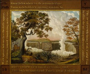 Le cascate del Niagara, ca. 1825 da Edward Hicks