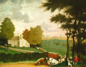 La tomba di William Penn da Edward Hicks