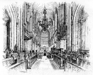Abbazia di Bath, Bath, Somerset, 1902-1903 da Edward J. Burrows