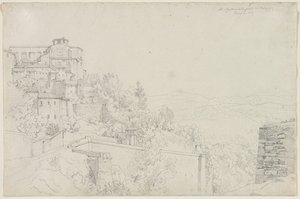 San Agostino dalla parte del Bulagajo, Perugia da Edward Jakob von Steinle