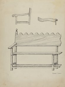 Letto missionario da Edward Jewett