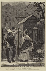 Un idillio di Golden Square da Edward John Gregory