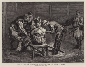 La guerra in Oriente, dopo Alexinatz, la Croce Rossa al lavoro