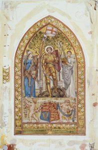 Progetto per il mosaico di San Giorgio con studi marginali, 1869