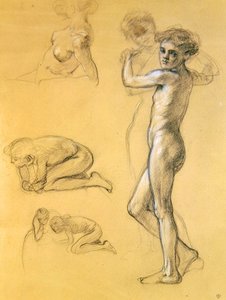 Studio per Idle Fears (III), 1893 da Edward John Poynter
