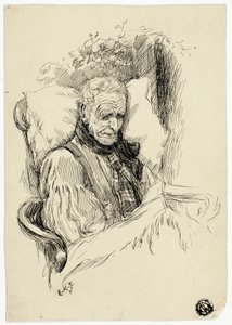 Vecchio morente da Edward Killingworth Johnson