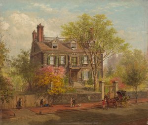 La Casa di John Hancock da Edward Lamson Henry