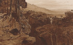 Bavella, Corsica, c.1868 da Edward Lear