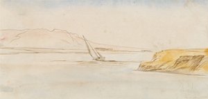 Barca sul Nilo da Edward Lear