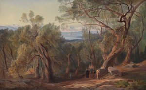 Corfù da Santa Decca, 1862 da Edward Lear
